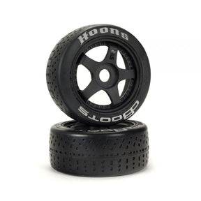 Arrma dBoots Hoons 42/100 2.9 Pre-Mounted Belted Tires, Silver, 17mm Hex, 5-Spoke (2) - ARA550070