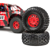 1/7 MOJAVE 6S V2 4WD BLX Desert Truck with Spektrum Firma RTR Red/Black - ARA7604V2T2