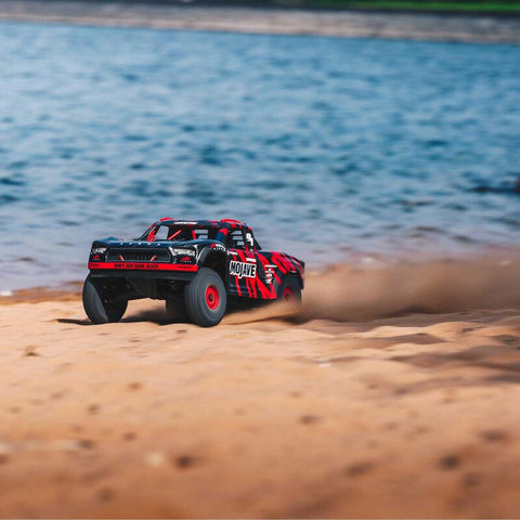 1/7 MOJAVE 6S V2 4WD BLX Desert Truck with Spektrum Firma RTR Red/Black - ARA7604V2T2