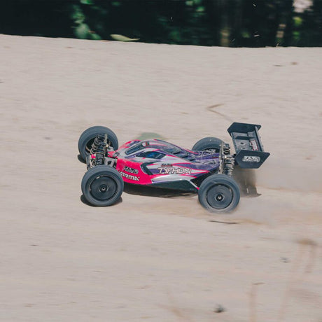 1/8 TLR Tuned TYPHON 4X4 Roller Buggy -  Pink/Purple - ARA8306 - ARA8306