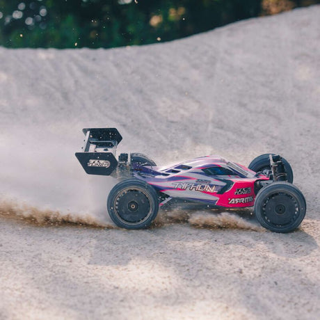 1/8 TLR Tuned TYPHON 4X4 Roller Buggy -  Pink/Purple - ARA8306 - ARA8306