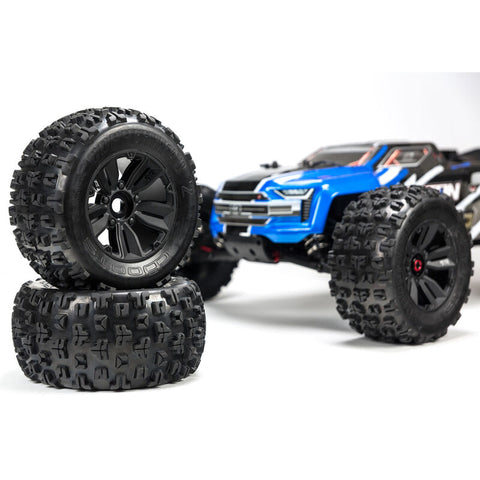 1/8 KRATON 6S V5 4WD BLX Speed Monster Truck with Spektrum Firma RTR, Blue - ARA8608V5T2
