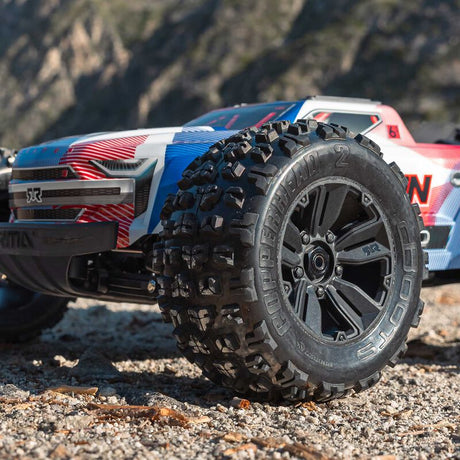 1/8 KRATON 4X4 6S BLX BRUSHLESS V6 SPEED TRUCK RTR (Blue/Red)