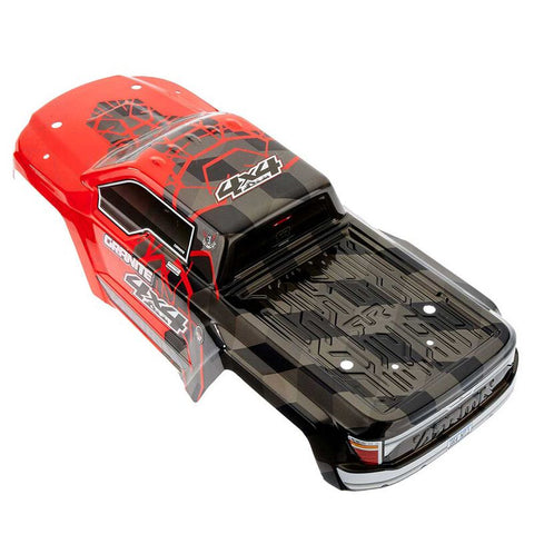 Painted Body with Decal Trim, Red: GRANITE 4x4 MEGA - ARAC3336