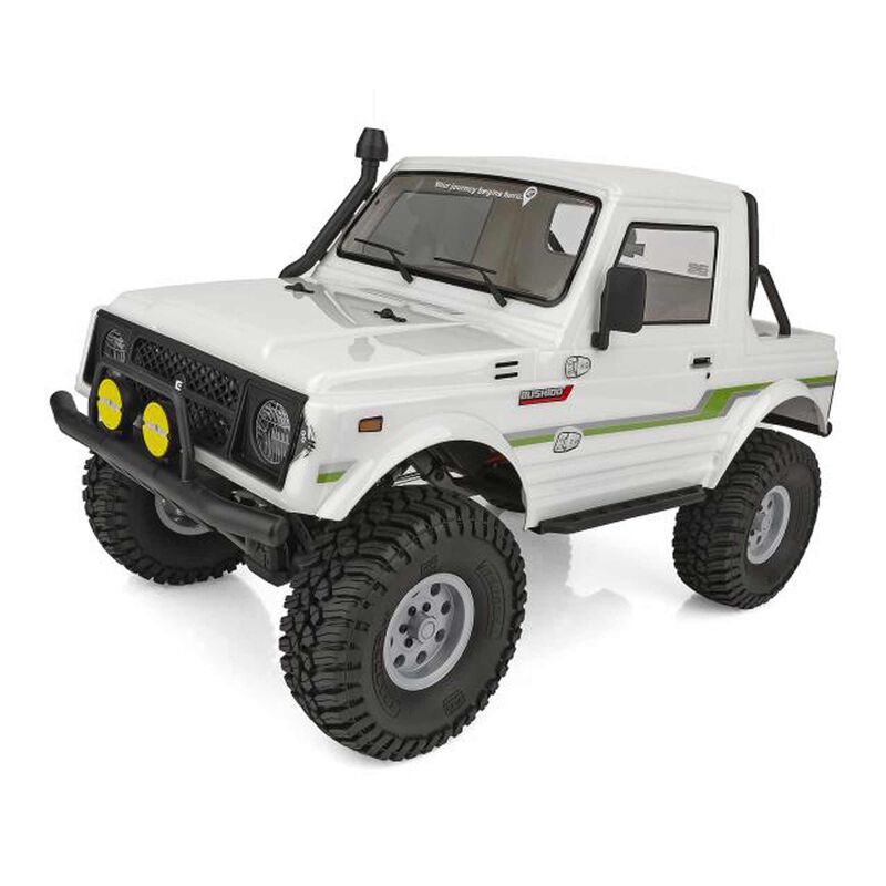 1/10 Enduro Bushido Brushed Trail Truck RTR, White - ASC40118