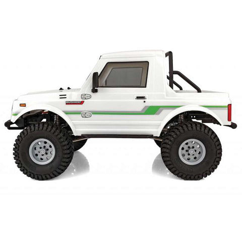 1/10 Enduro Bushido Brushed Trail Truck RTR, White - ASC40118