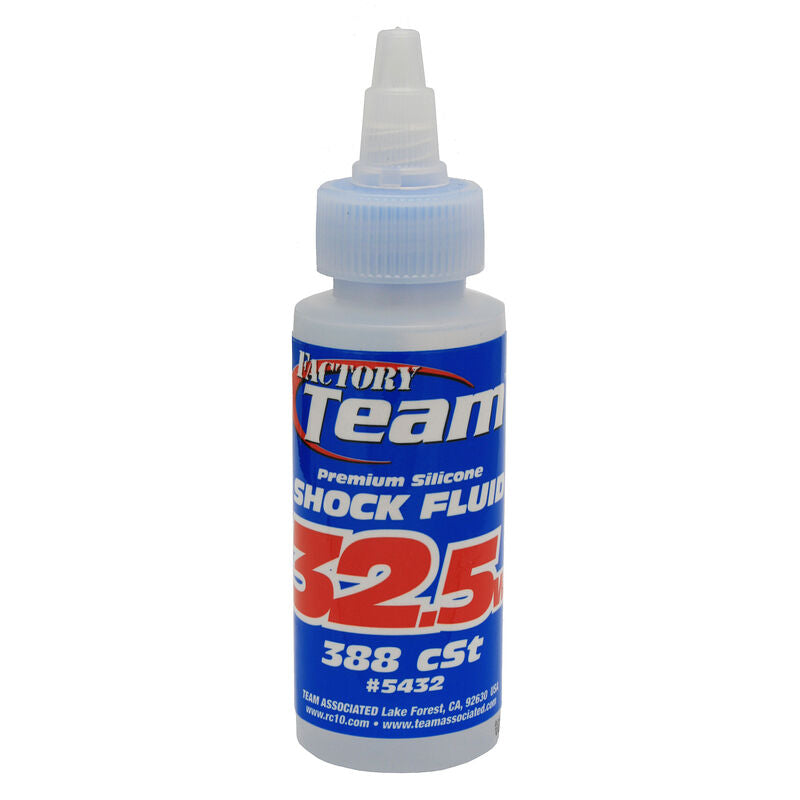 Factory Team Silicone Shock Fluid, 32.5Wt (388 cSt) 2oz - ASC5432