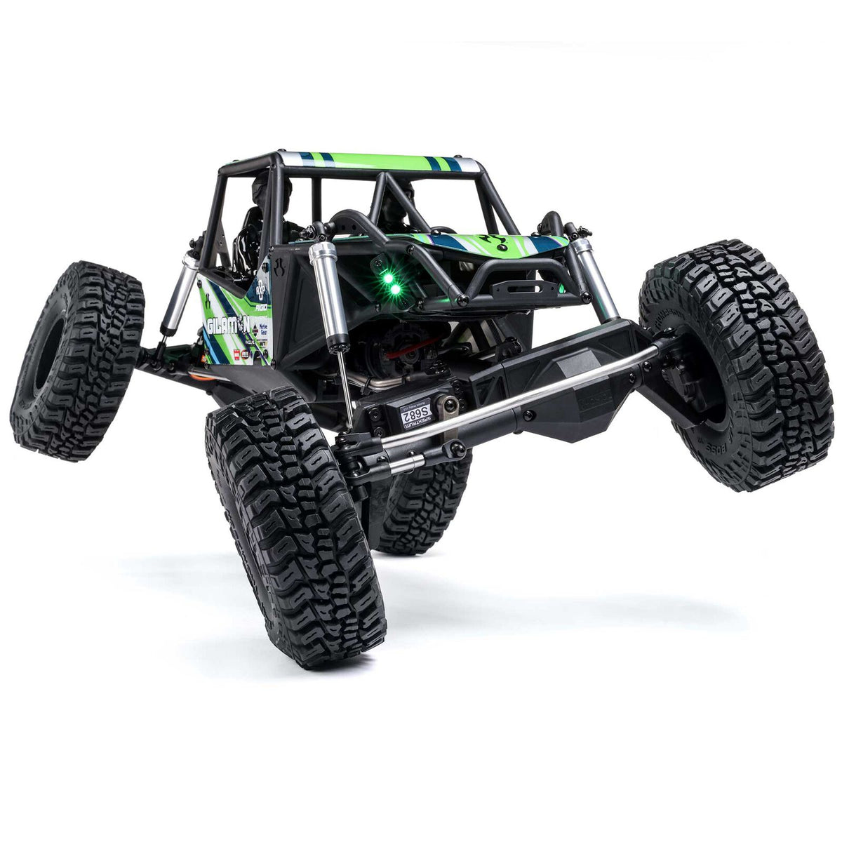 AXI-1207T1 1/8 AXP8 Gilamon 2.2 4X4 RTR Brushed Trail Buggy, Green