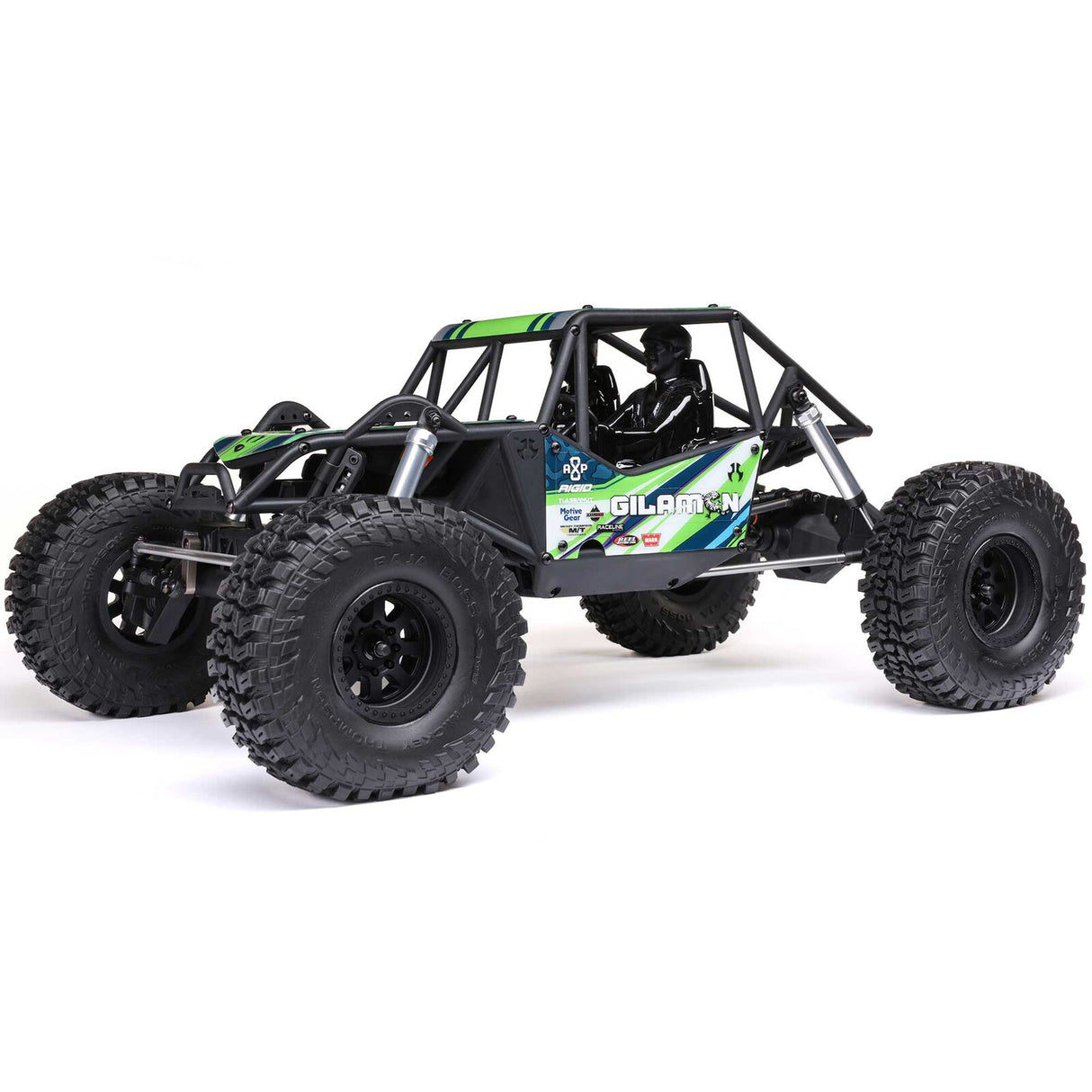 AXI-1207T1  1/8 AXP8 Gilamon 2.2 4X4 RTR Brushed Trail Buggy, Green