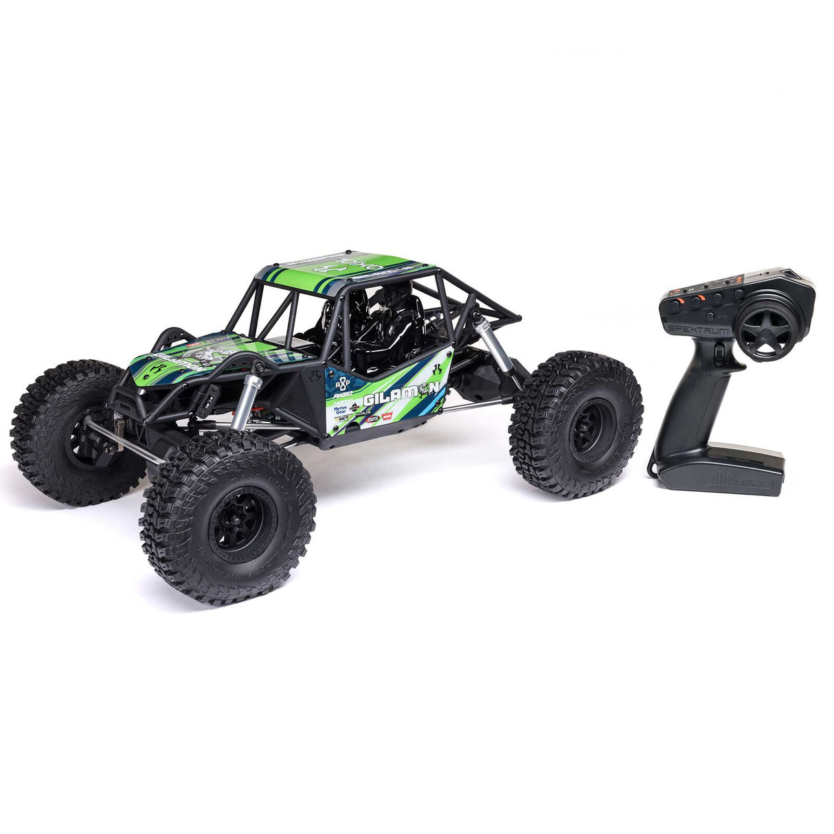 AXI-1207T1  1/8 AXP8 Gilamon 2.2 4X4 RTR Brushed Trail Buggy, Green