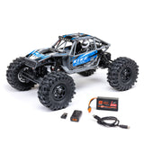 AXI-1750T1 1/18 UTB18 Capra 4WS 4X4 RTR Brushed Rock Crawler (Battery & Charger Included), Blue