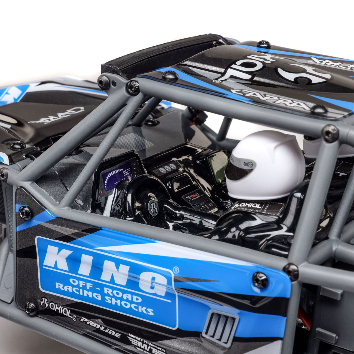 AXI-1750T1 1/18 UTB18 Capra 4WS 4X4 RTR Brushed Rock Crawler (Battery & Charger Included), Blue