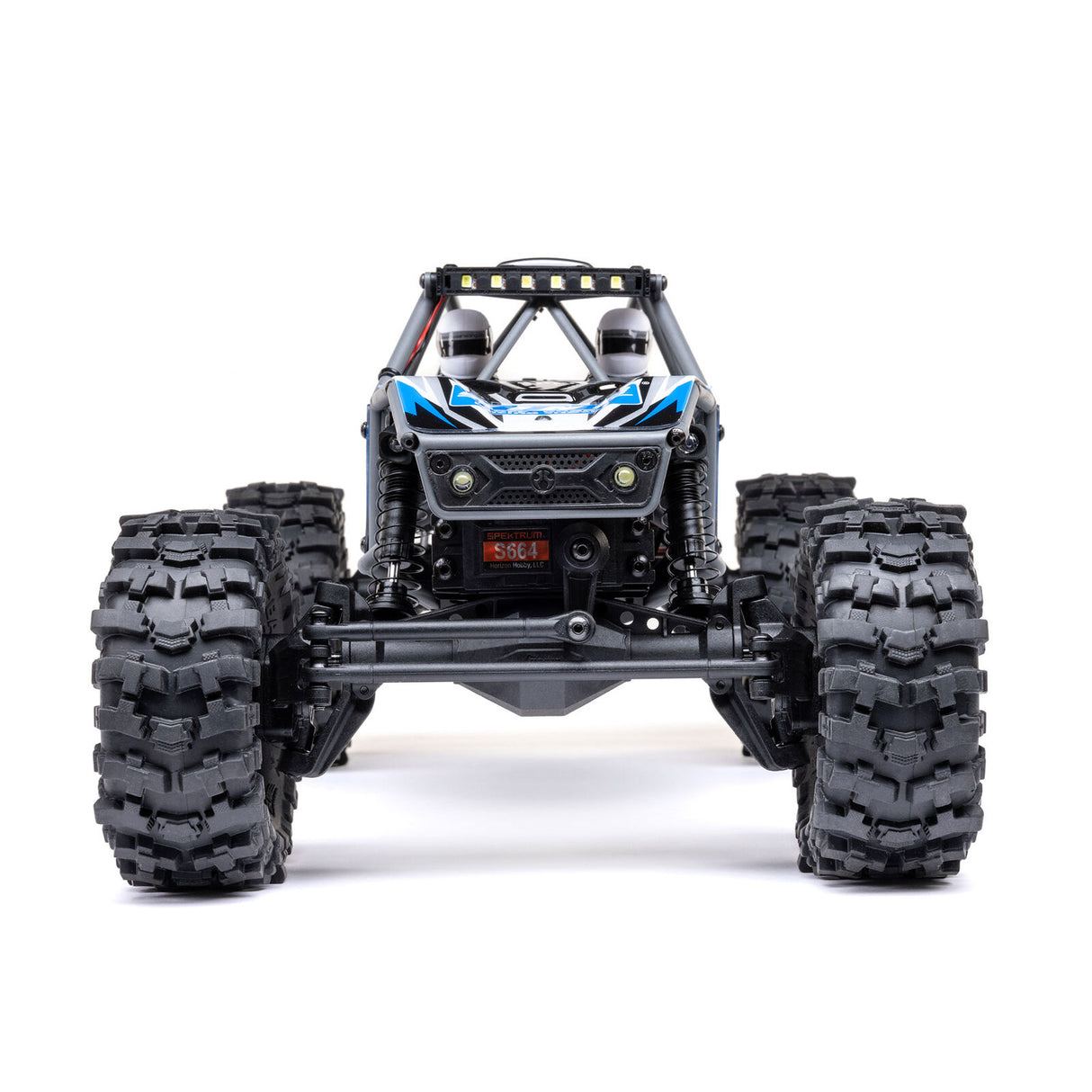 AXI-1750T1 1/18 UTB18 Capra 4WS 4X4 RTR Brushed Rock Crawler (Battery & Charger Included), Blue