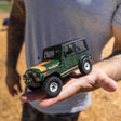Axial 1/30 SCX30 Jeep CJ-7 Renegade 4X4 RTR Brushed Rock Crawler (Battery & Charger Included), Green - AXI-3273T2