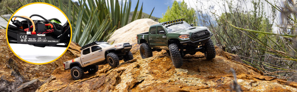 Axial 1/30 SCX30 Toyota Tacoma TRD Pro high-performance chassis