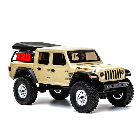 1/24 SCX24 Jeep JT Gladiator 4WD Rock Crawler Brushed RTR, Beige - AXI00005T1