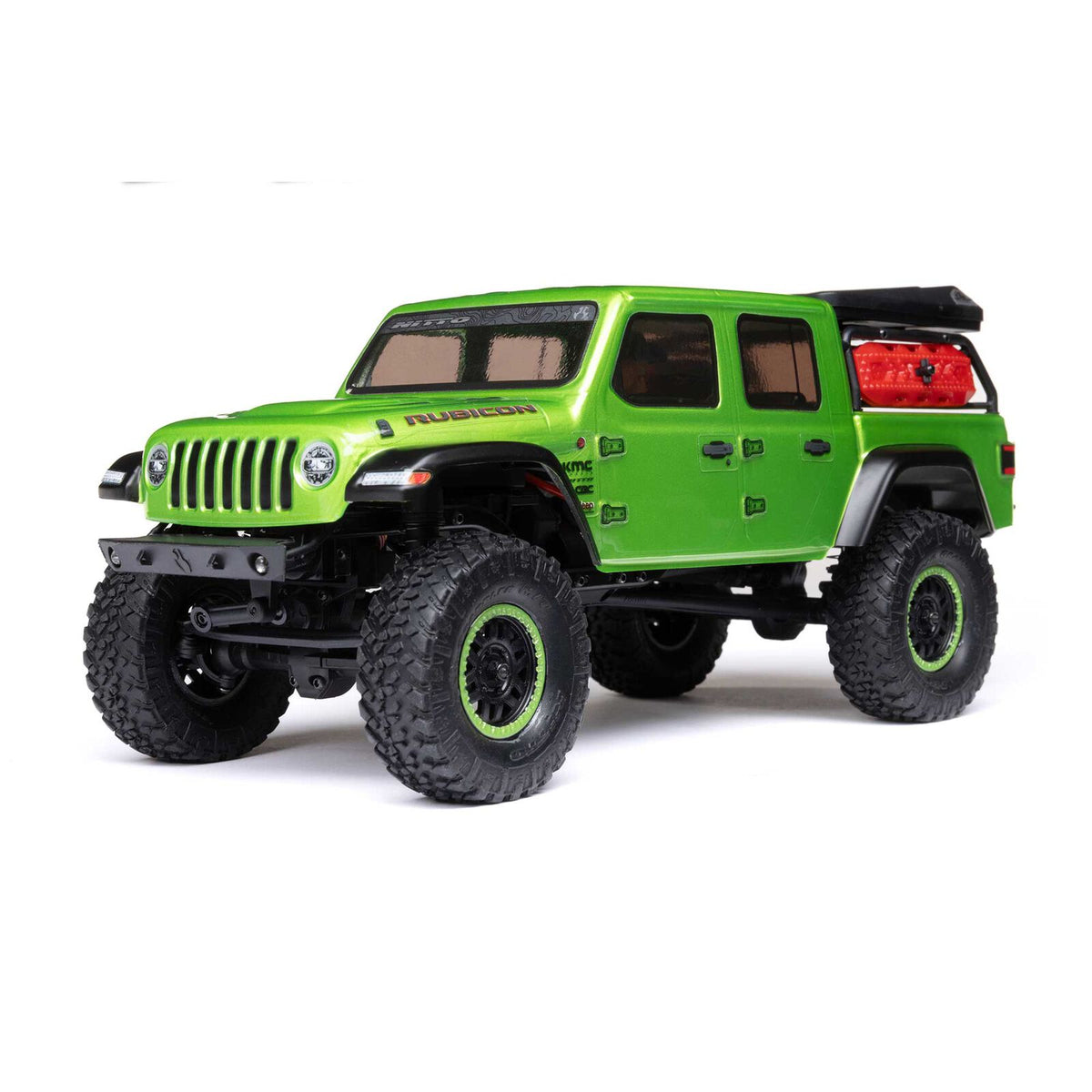AXI00005V2T3 1/24 SCX24 Jeep JT Gladiator 4X4 RTR Brushed Rock Crawler (Battery & Charger Included), Green