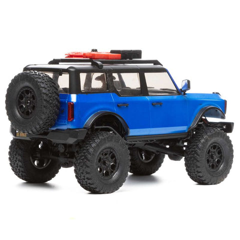 1/24 SCX24 2021 Ford Bronco 4WD Truck Brushed RTR, Blue - AXI00006T3