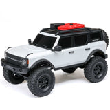 AXI00006V2T4 1/24 SCX24 Ford Bronco 4X4 RTR Brushed Rock Crawler (Battery & Charger Included), White