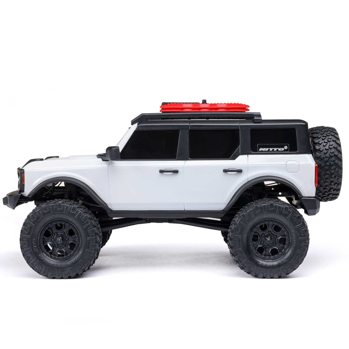 AXI00006V2T4 1/24 SCX24 Ford Bronco 4X4 RTR Brushed Rock Crawler (Battery & Charger Included), White