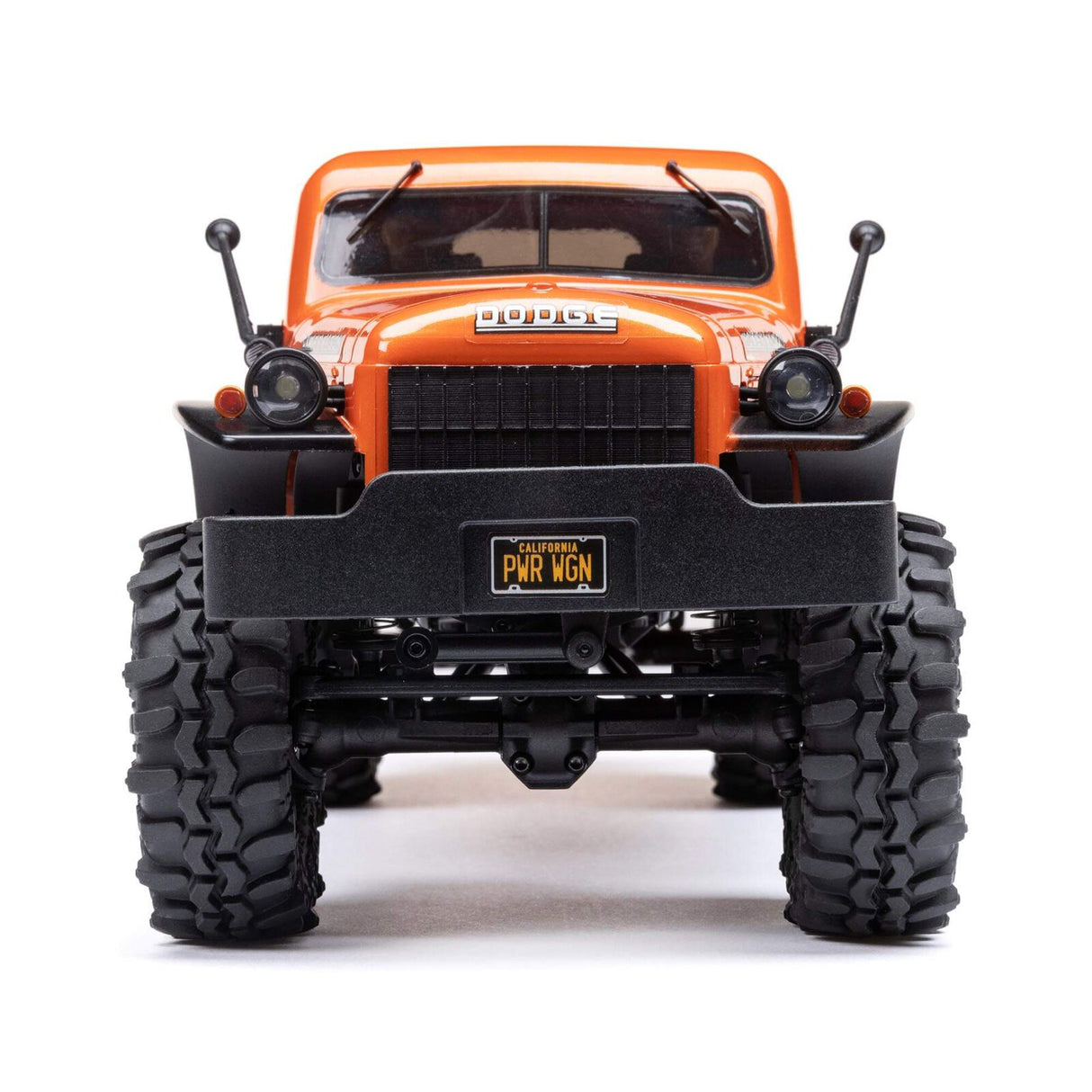 AXI00007T1 1/24 SCX24 Dodge Power Wagon 4X4 RTR Brushed Rock Crawler (Battery & Charger Included), Orange