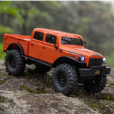 AXI00007T1 1/24 SCX24 Dodge Power Wagon 4X4 RTR Brushed Rock Crawler (Battery & Charger Included), Orange
