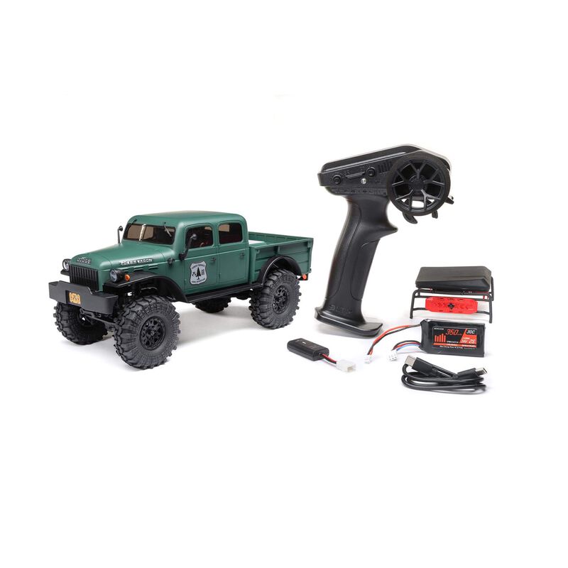 Axial 1/24 SCX24 Dodge Power Wagon 4X4 RTR Brushed Rock Crawler