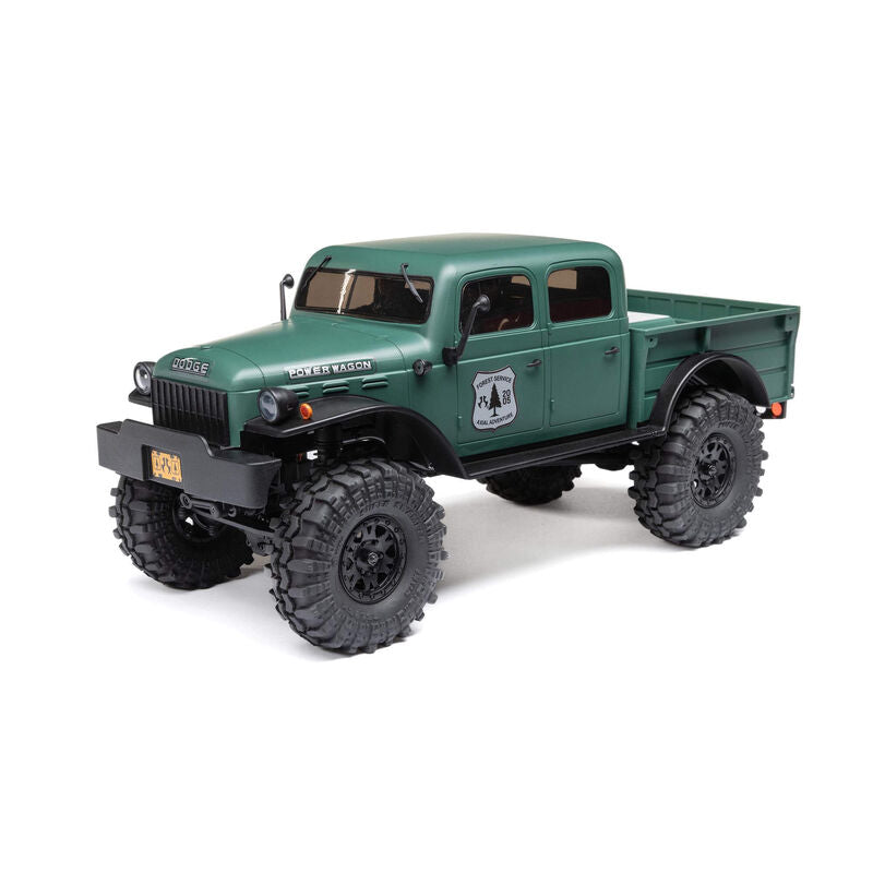 Axial 1/24 SCX24 Dodge Power Wagon 4X4 RTR Brushed Rock Crawler