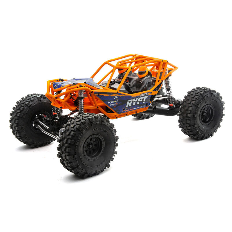 1/10 RBX10 Ryft 4WD Brushless Rock Bouncer RTR, Orange - AXI03005T1