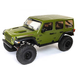 AXI05000T1 1/6 SCX6 Jeep JLU Wrangler 4X4 RTR Brushless Rock Crawler, Green