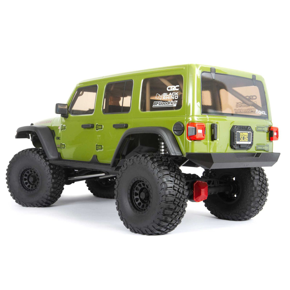 AXI05000T1 1/6 SCX6 Jeep JLU Wrangler 4X4 RTR Brushless Rock Crawler, Green