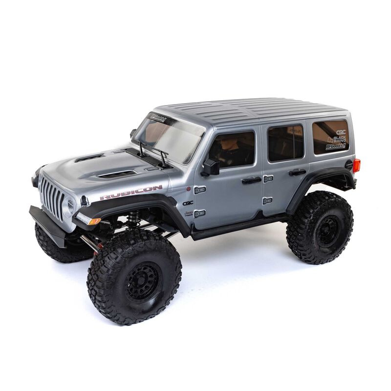 1/6 SCX6 Jeep JLU Wrangler 4WD Rock Crawler RTR Silver - AXI05000T2