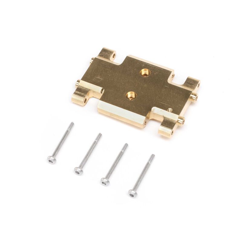 Chassis Skid Plate, Brass: AX24 - AXI301002