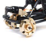 Hex Hub, Brass (2): SCX24, AX24 - AXI302002