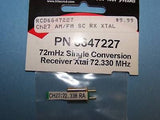 HITEC 72.330 mHz SINGLE CONVERSION RECEIVER CRYSTAL (6647227) CH. 27 #6647227