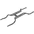 AX80074 Tube Frame Rails Wraith