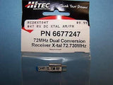HITEC 72mHz RECV CRYSTAL DUAL CONVERSION CH 47 #6677247