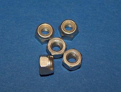KYOSHO M4 ALUMINUM NYLON NUT (SLIVER/5 PCS ONLY) #1353