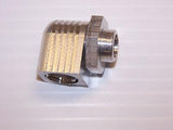 MACS 4-CYC EXHAUST SYS (14MM  X  .75 PITCH) 90° MOTOR ADAPTER 3/8" ID FLEX 1675