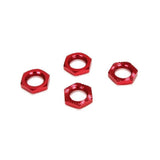 Nut, 17 x 5mm, Serrated, Red: LST XXL2-E (LOS242005)