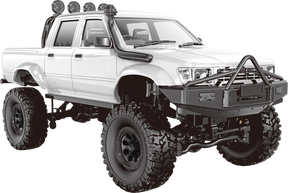 1:16 4WD R/C truck (red, blue, white) C64-1 - C64-1