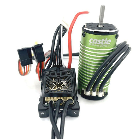 Castle MAMBA MICRO X2,16.8V, WP Sensored ESC & 1007-6350Kv Motor Combo - CSE010017106