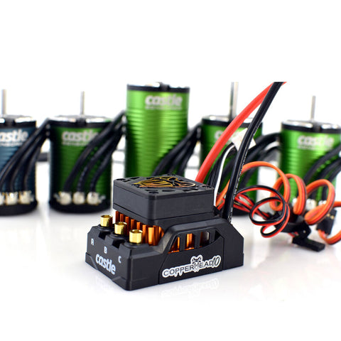 Castle 1/10 Copperhead 1406-5700Kv Sensored Brushless ESC/Motor Combo - CSE10016602