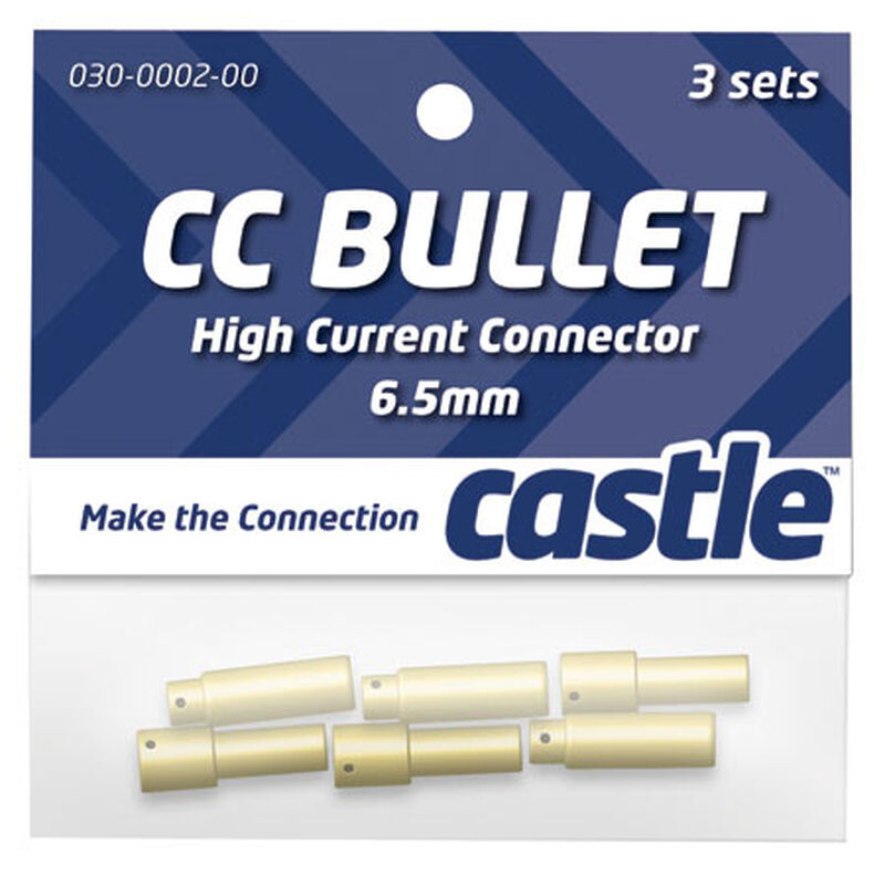 High Current Connector: 6.5mm Bullet Set - CSECCBUL653