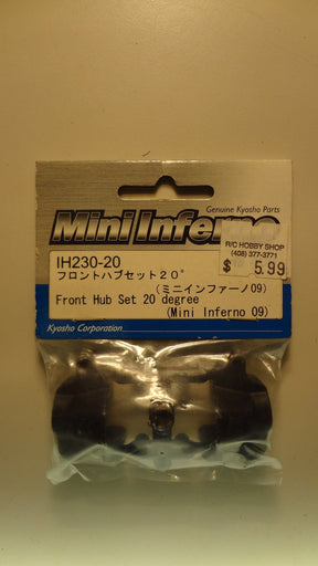 FRONT HUB SET 20 DEGREE (MINI INFERNO 09) - IH230-20