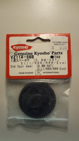 2ND SPUR GEAR (0.8M-56T/SIII/RRR/RRR-EVO)