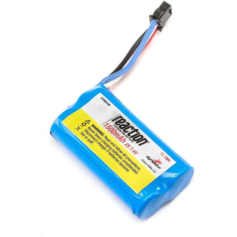 7.4V 1500mAh 2S LiIon: PRB React 17 - DYNB0108