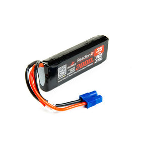 Dynamite 7.4V 2000mAh 2S 30C Reaction 2.0 LiPo Battery: EC3 - DYNB20233