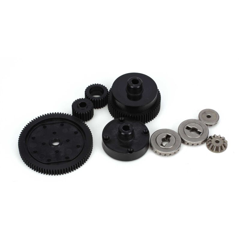 Transmission Plastic Gear Set: All ECX 1/10 2WD (ecx1022) - ECX1022