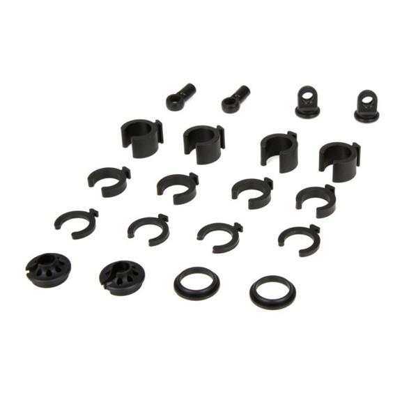 Top, Bottom Shock Ends: 1/10 4WD All (ECX233002)